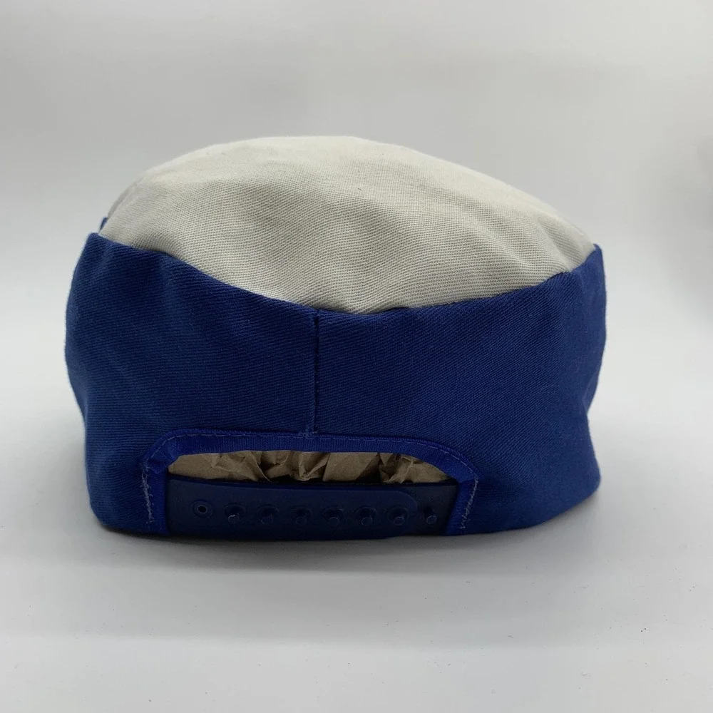 Vintage 1989 Cuyamaca 50K Run Hat Painters Hat Snap Back Blue Challenger Caps